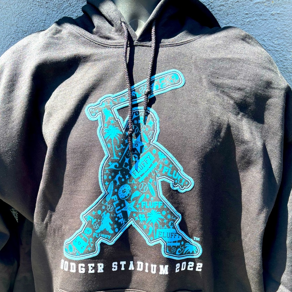 New Fluffy 2022 Dodger Stadium Long Sleeve Pullover Hoodie (Lg & XL)
 Free Shp’g